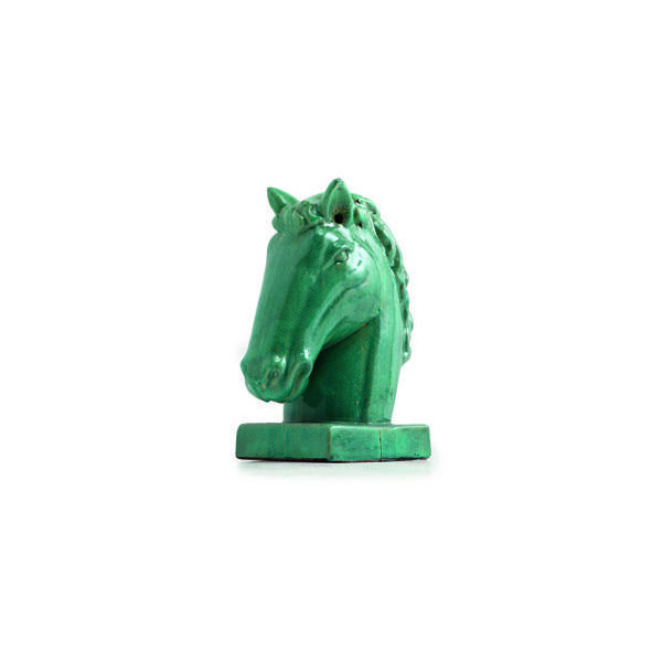 Testa cavallo turchese