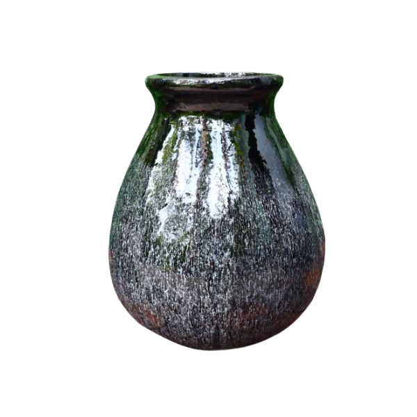 Goutte Shiny Black Blossomed Black